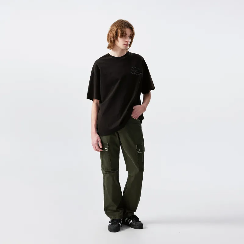 XINYINSU SS25 Jeans Unisex Green-5