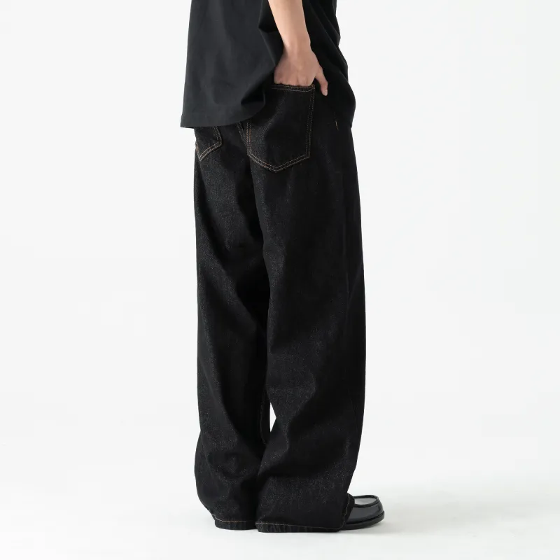 XINYINSU 25SS Jeans Unisex Black-5