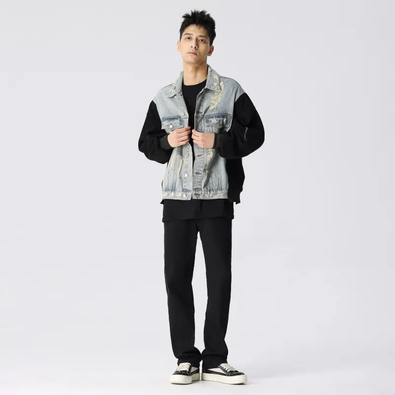 XINYINSU FW24 Denim Jacket Unisex Blue-6