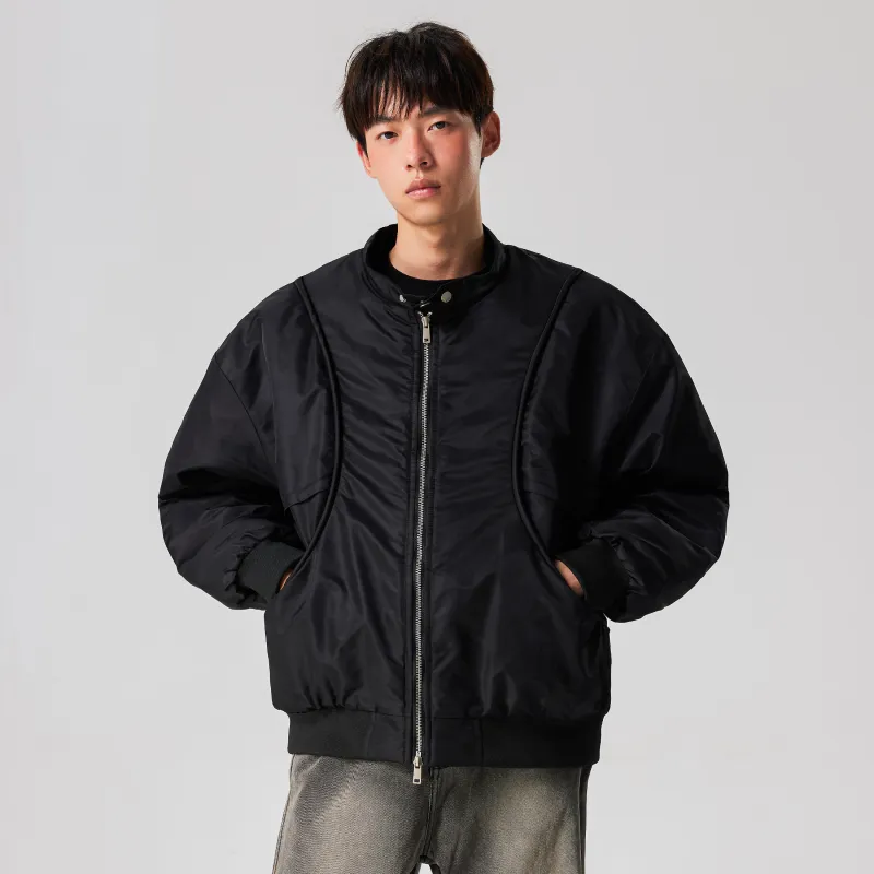 XINYINSU FW24 Jackets Coats Unisex Black-3