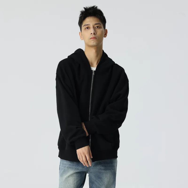 XINYINSU 24FW Sweatshirt Unisex Washed Black-7