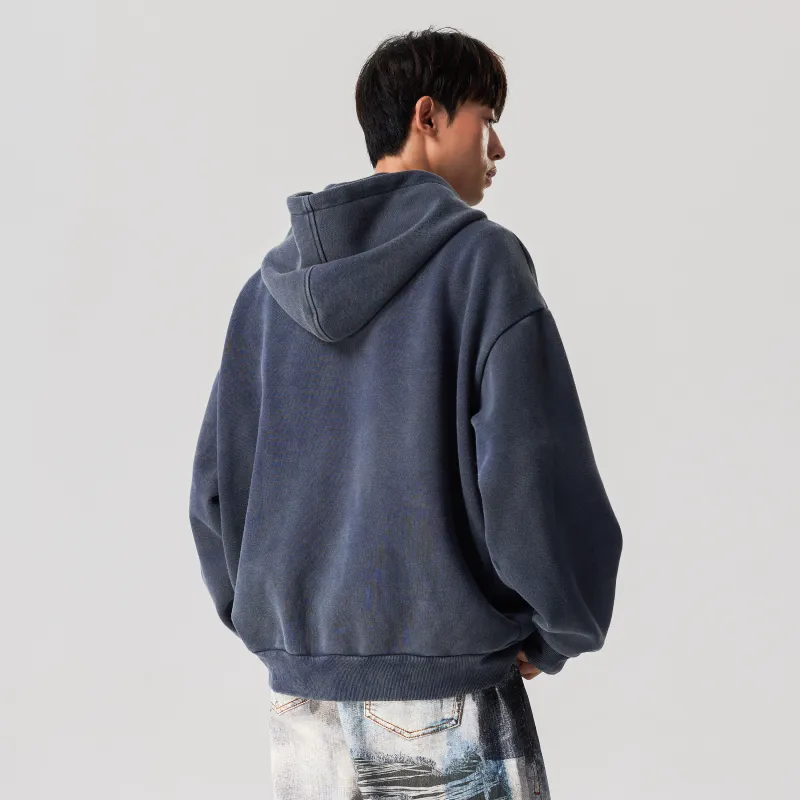 XINYINSU FW24 Sweatshirt Unisex Vintage Blue-4
