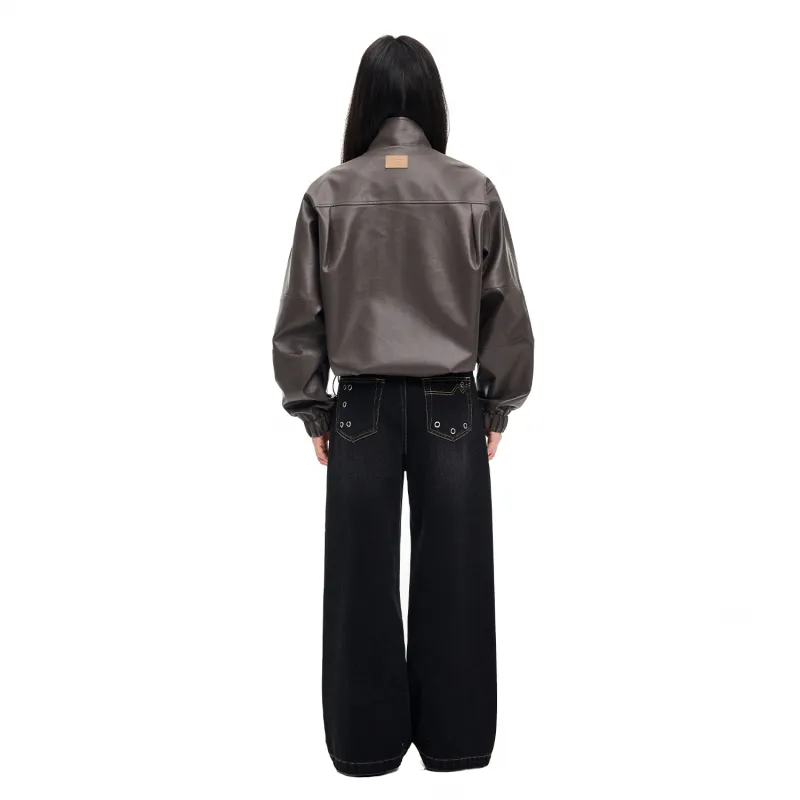 ICONS Lab Leather Jacket Unisex-5