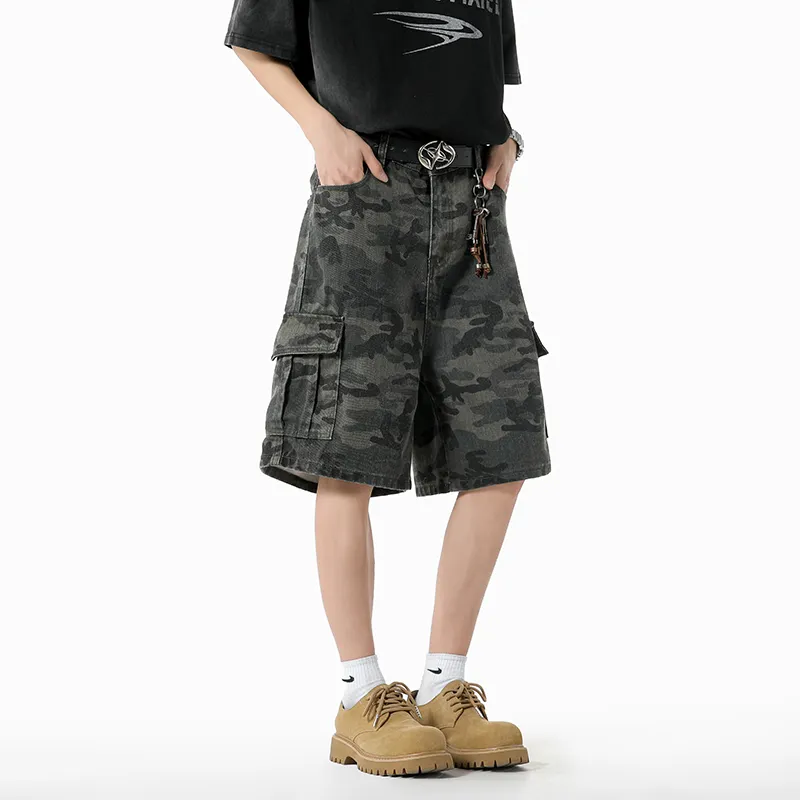 KAIPAINEN Denim Shorts Unisex-2