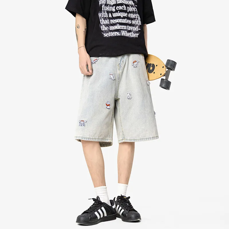 KAIPAINEN Denim Shorts Men-5