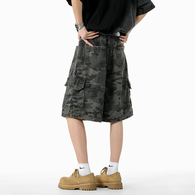 KAIPAINEN Denim Shorts Unisex-1