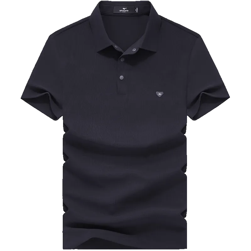 SEPTWOLVES Polo Shirt Unisex Navy Blue-2