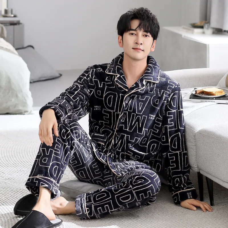 UAVAE Men Pajama Sets-3