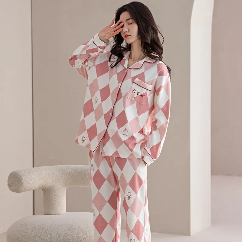 UAVAE Pajama Set Women's Image Color-5