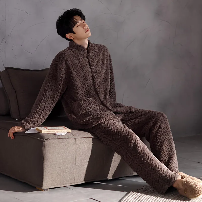 UAVAE Pajama Set Men's Image Color-3