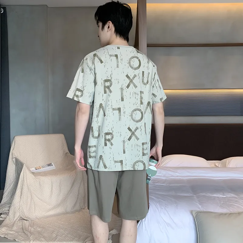 UAVAE Pajama Set Men's Image Color-7