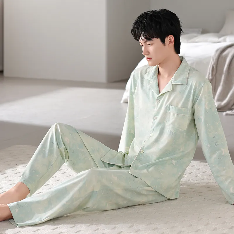 UAVAE Pajama Set Men's Image Color-5
