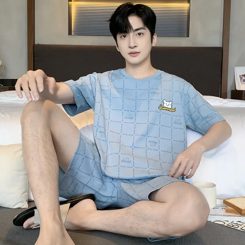 UAVAE Men Pajama Sets-12