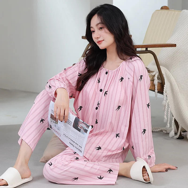 UAVAE Pajama Set Women's Image Color-5