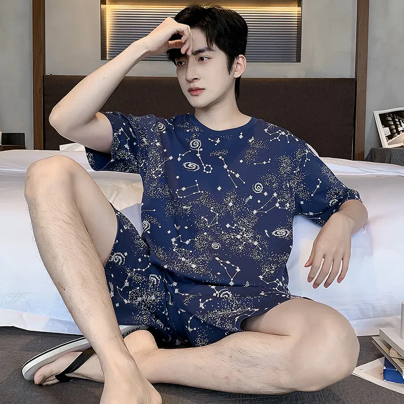 UAVAE Pajama Set Men's Image Color-2