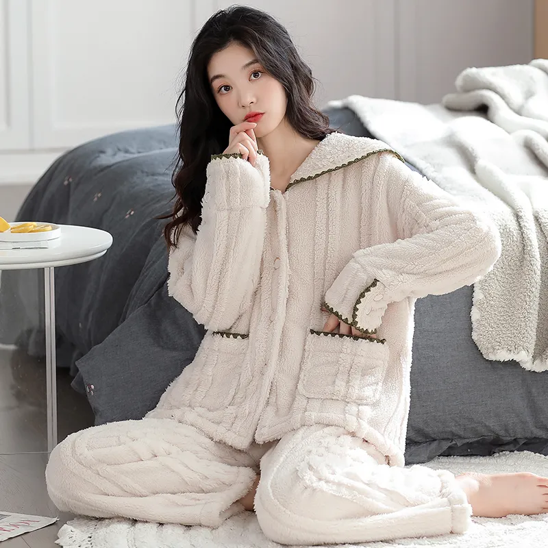 UAVAE Pajama Set Women's Image Color-4