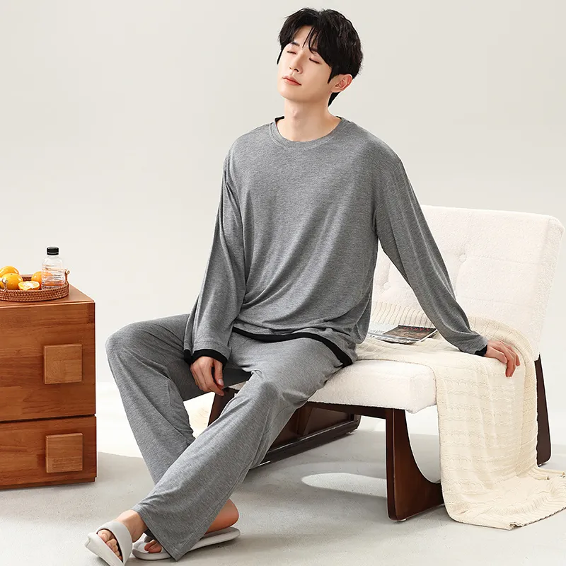 UAVAE Pajama Set Men's Image Color-2