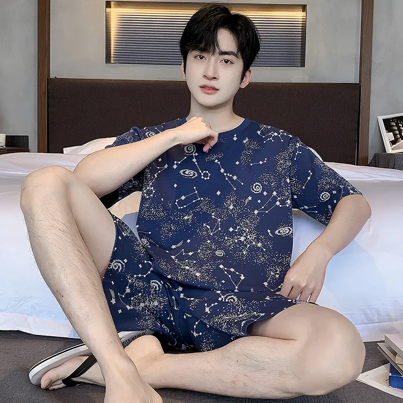 UAVAE Pajama Set Men's Image Color-1