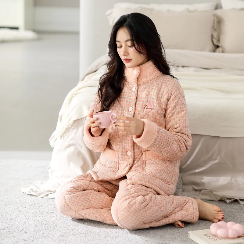 UAVAE Pajama Set Women's Image Color-2