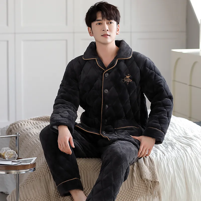 UAVAE Men Pajama Sets-3
