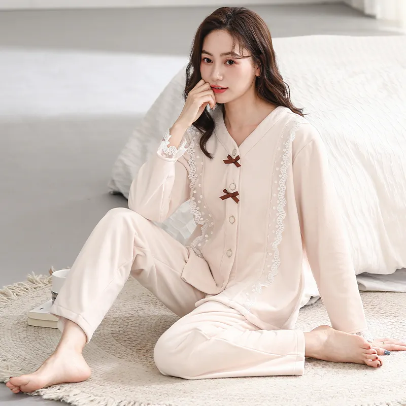 UAVAE Pajama Set Women's Image Color-1