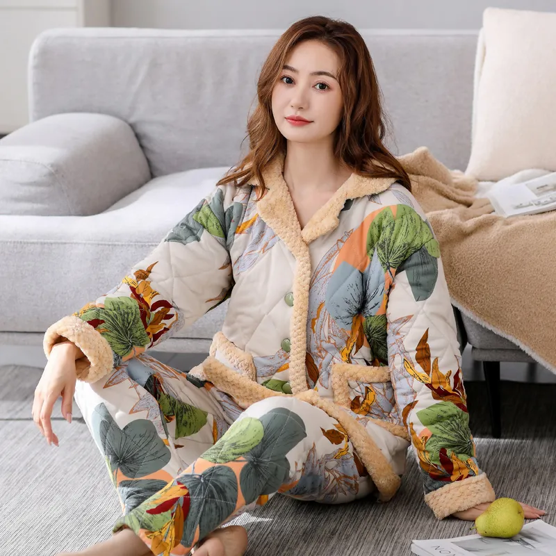 UAVAE Pajama Set Women's Image Color-4