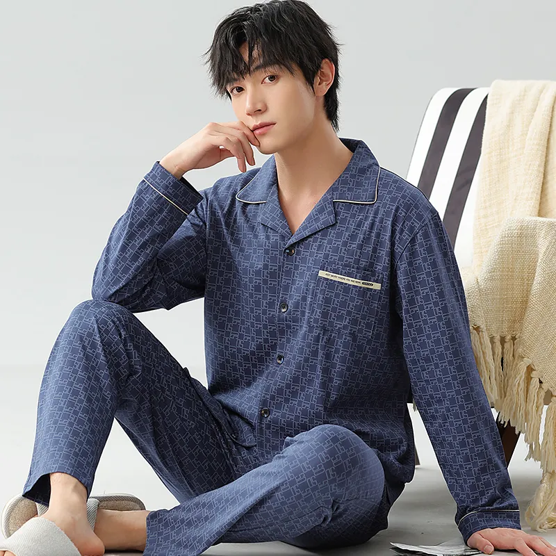UAVAE Men Pajama Sets-7