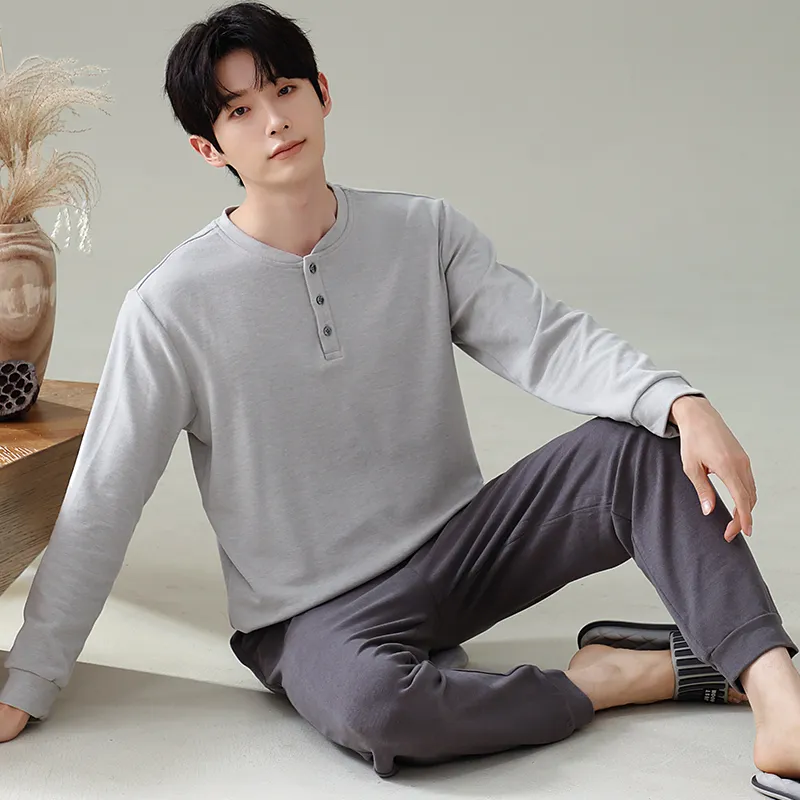 UAVAE Men Pajama Sets-5