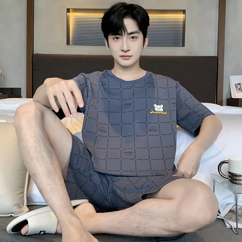 UAVAE Men Pajama Sets-4