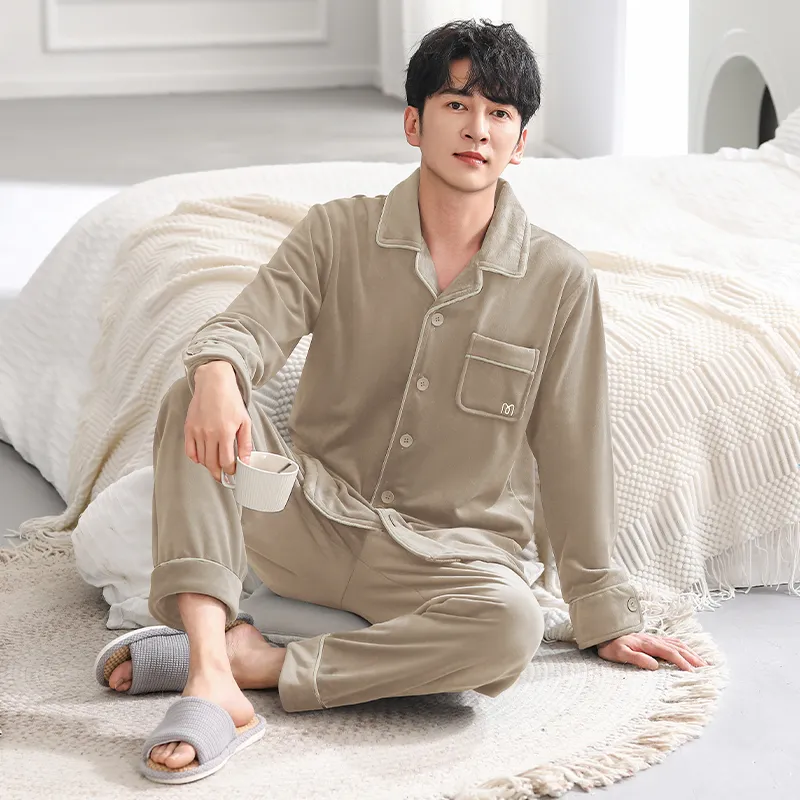 UAVAE Pajama Set Men's Image Color-5