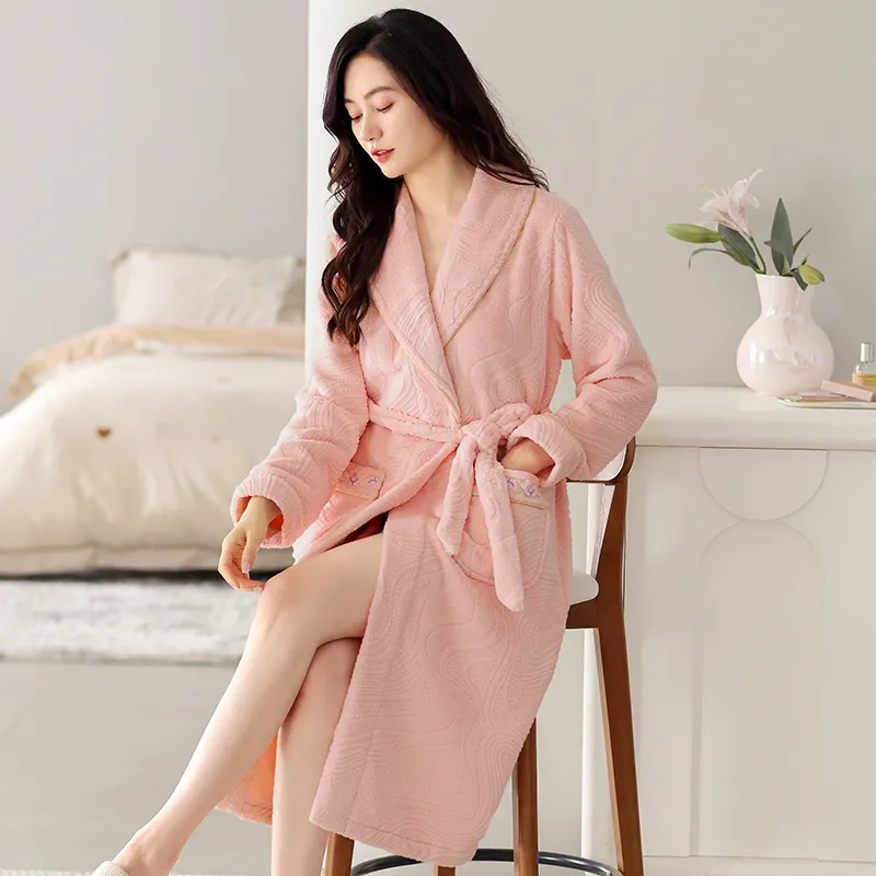 UAVAE Women's Bath Robes-2