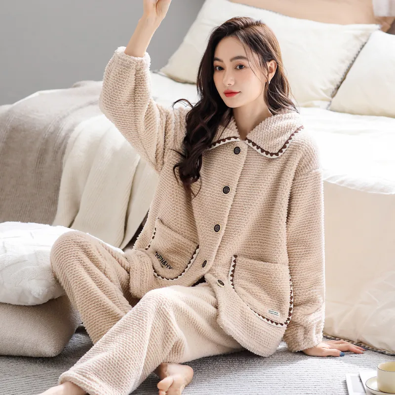 UAVAE Pajama Set Women's Image Color-4