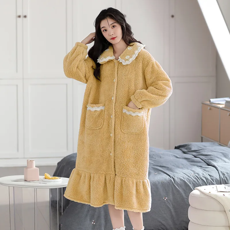 UAVAE Women's Bath Robes-4