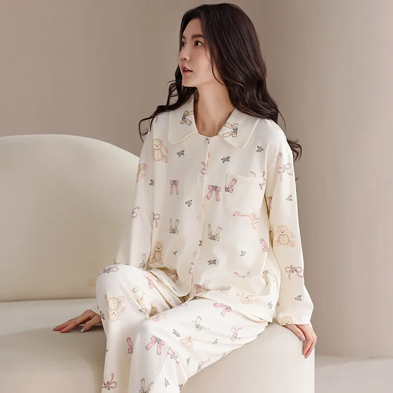UAVAE Pajama Set Women's Image Color-2