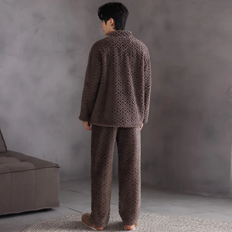 UAVAE Pajama Set Men's Image Color-5