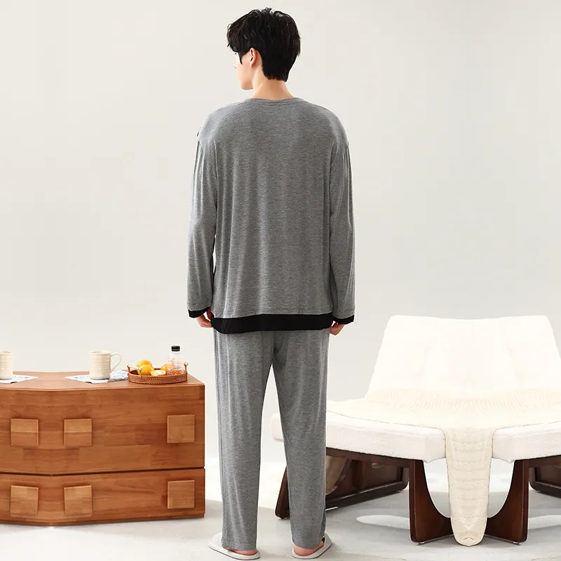 UAVAE Pajama Set Men's Image Color-6