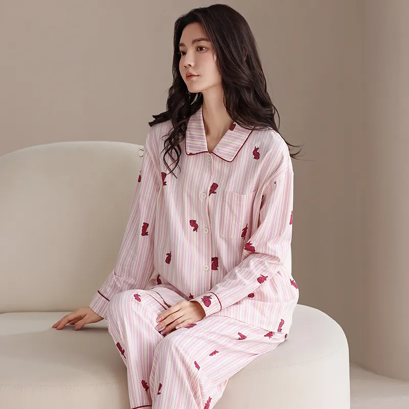 UAVAE Pajama Set Women's Image Color-2