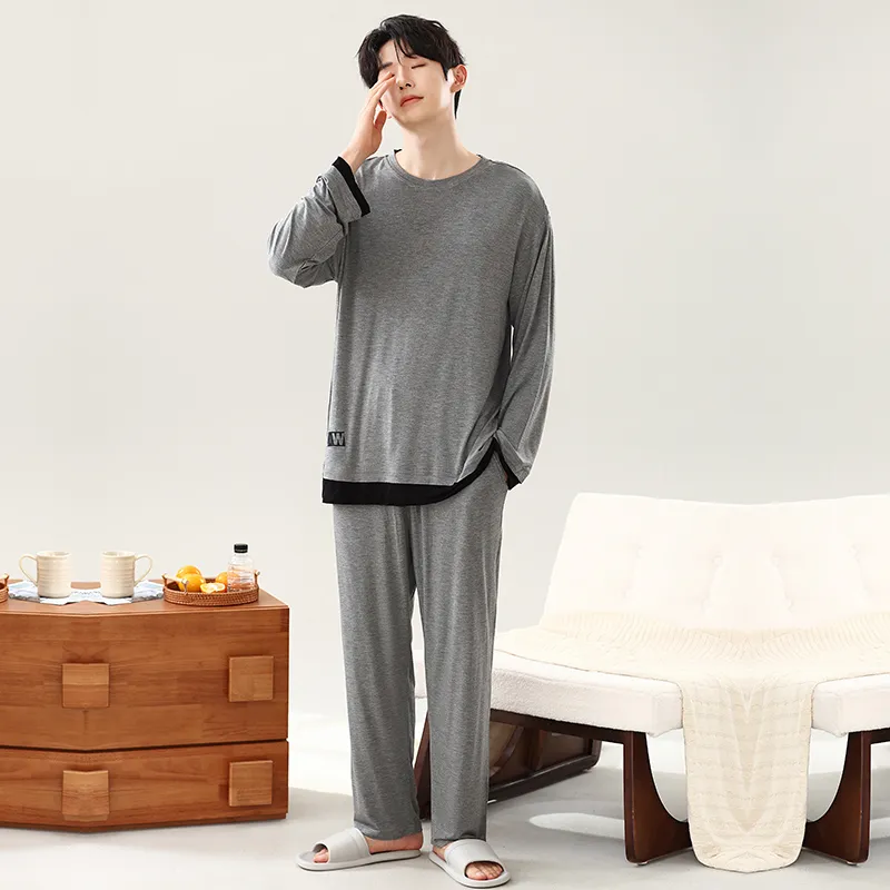 UAVAE Pajama Set Men's Image Color-5