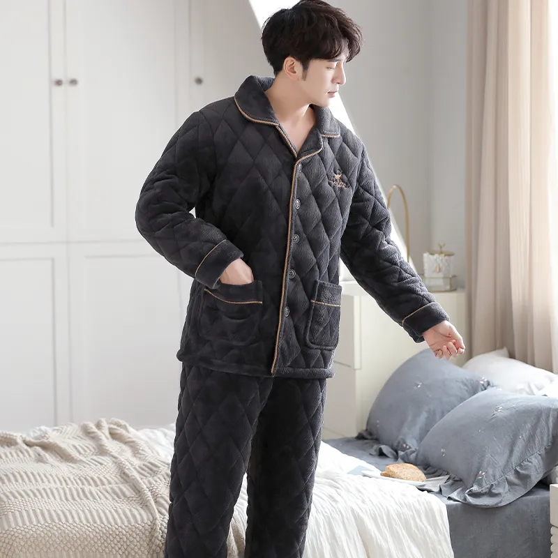 UAVAE Men Pajama Sets-11
