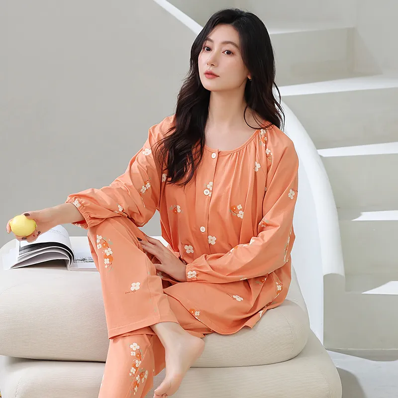 UAVAE Pajama Set Women's Image Color-2