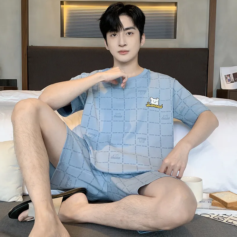 UAVAE Men Pajama Sets-8