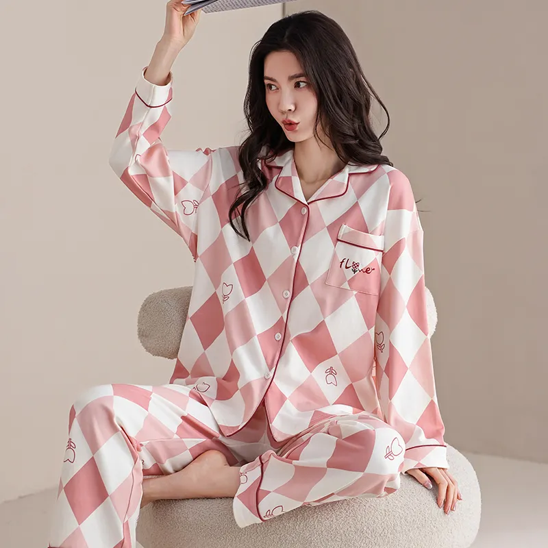 UAVAE Pajama Set Women's Image Color-1