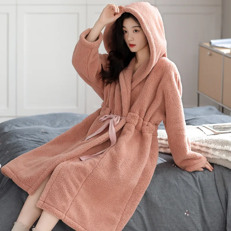 UAVAE Bathrobes Women's Image Color-1