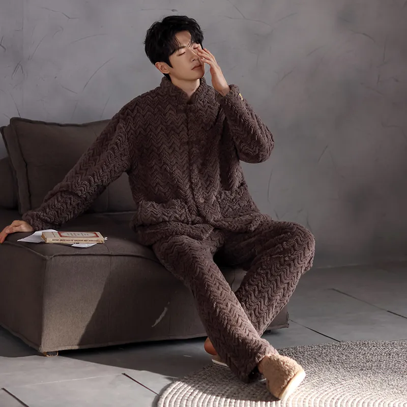 UAVAE Pajama Set Men's Image Color-2