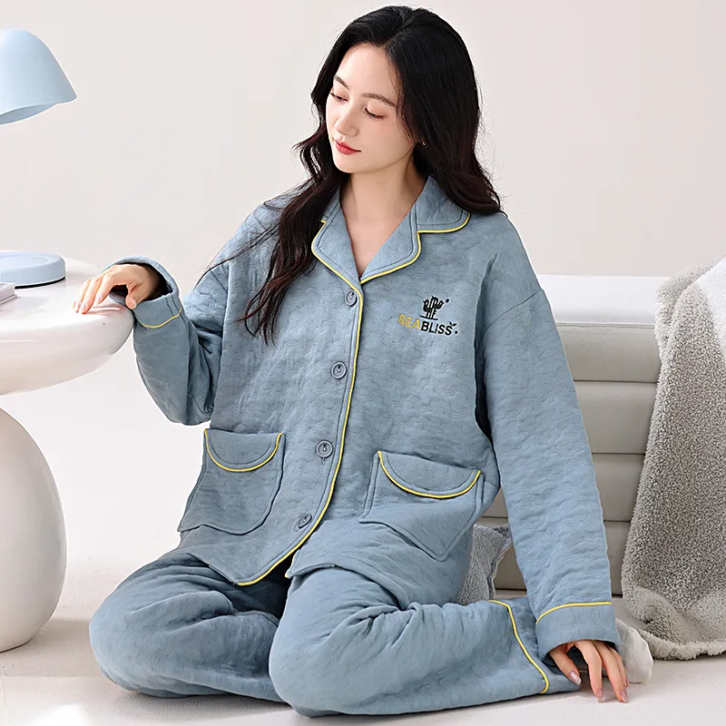 UAVAE Pajama Set Women's Image Color-4