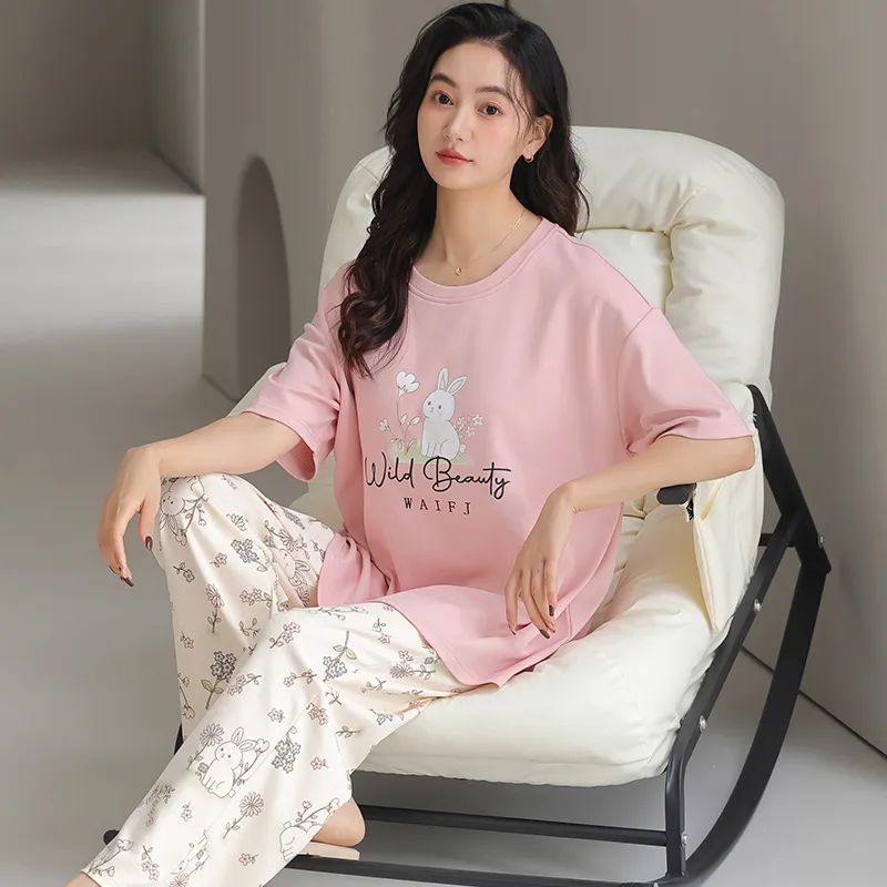 UAVAE Pajama Set Women's Image Color-2