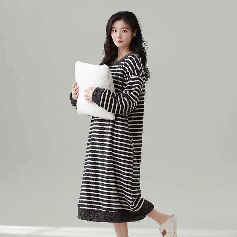 UAVAE Nightgown Women's Image Color-5