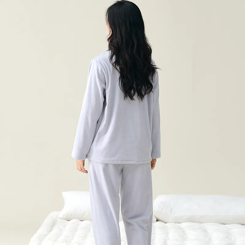 UAVAE Pajama Set Women's Light Purple-1