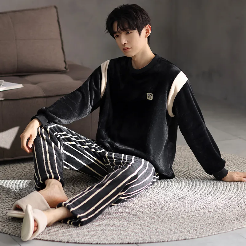 UAVAE Men Pajama Sets-3