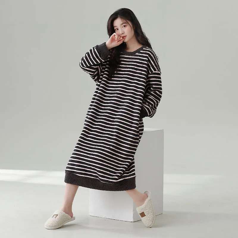 UAVAE Nightgown Women's Image Color-4